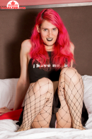 Very Horny Dezabel In Fishnets!